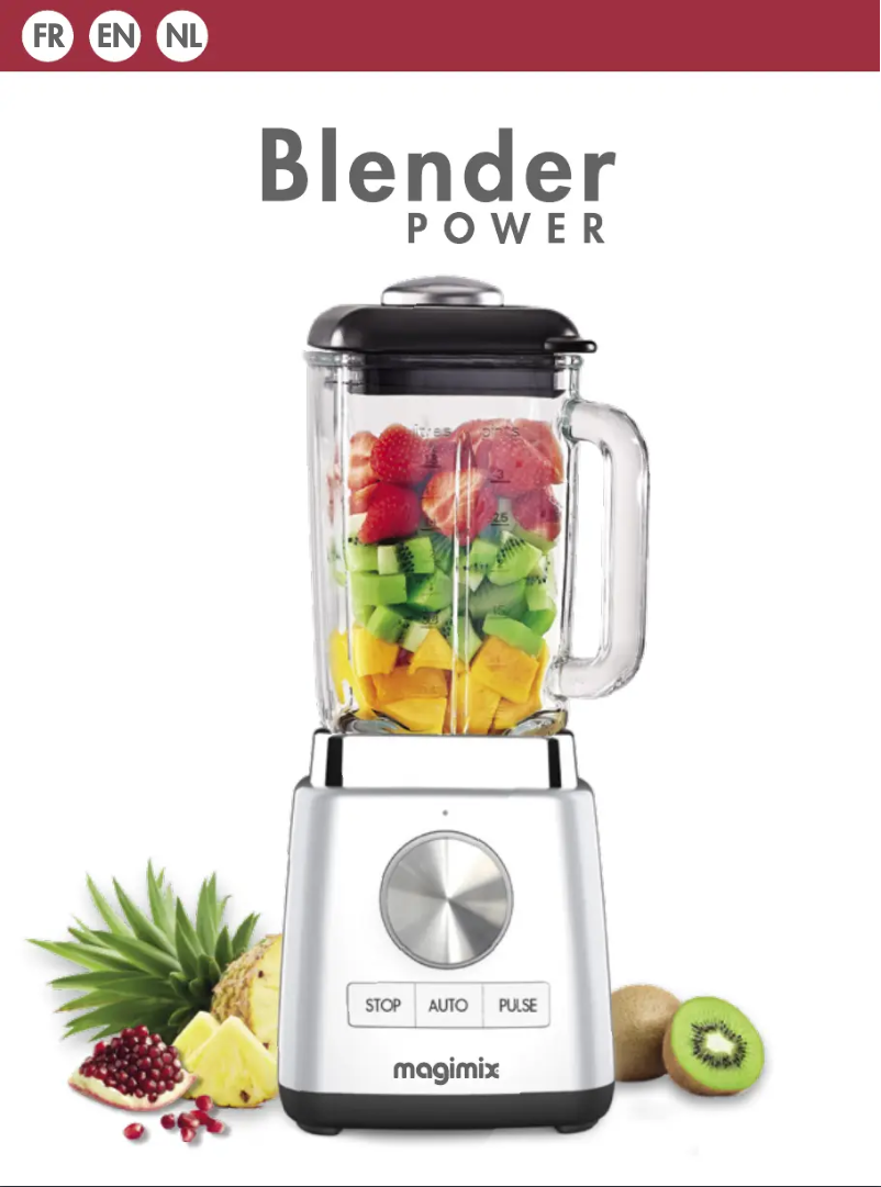 Page n°1 - Manuel utilisateur Magimix Blender Power 3