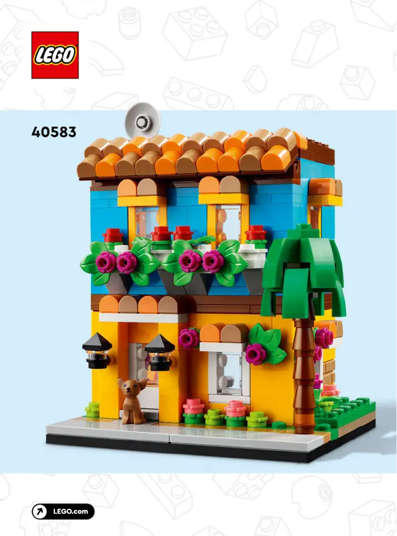 Page 1 de la notice Manuel utilisateur Lego Houses of the World 40583