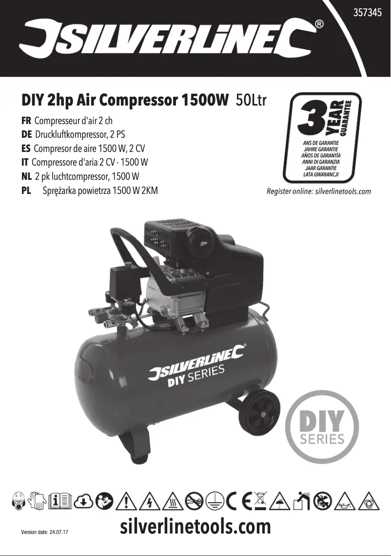 Image de la première page du manuel de l'appareil 357345