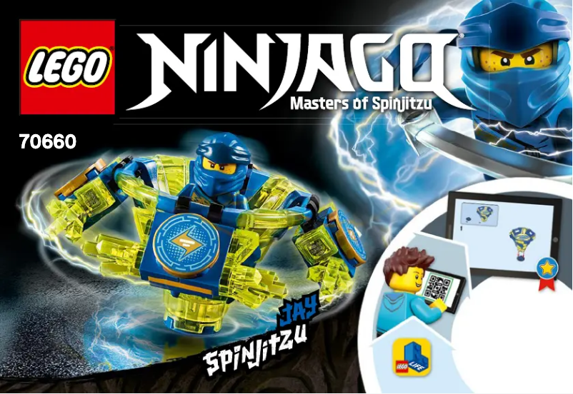 Image de la première page du manuel de l'appareil Ninjago 70660