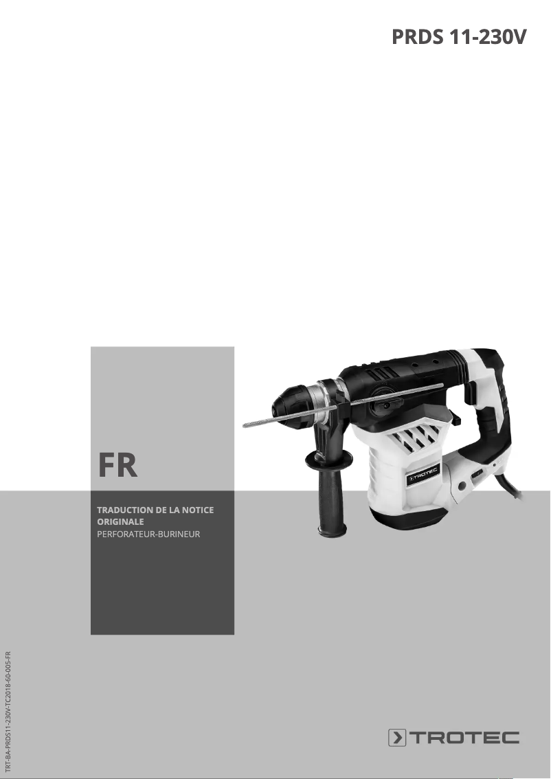 Image de la première page du manuel de l'appareil PRDS 11‑230V