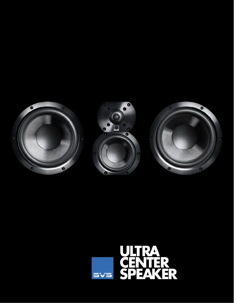 Image de la première page du manuel de l'appareil Ultra Center