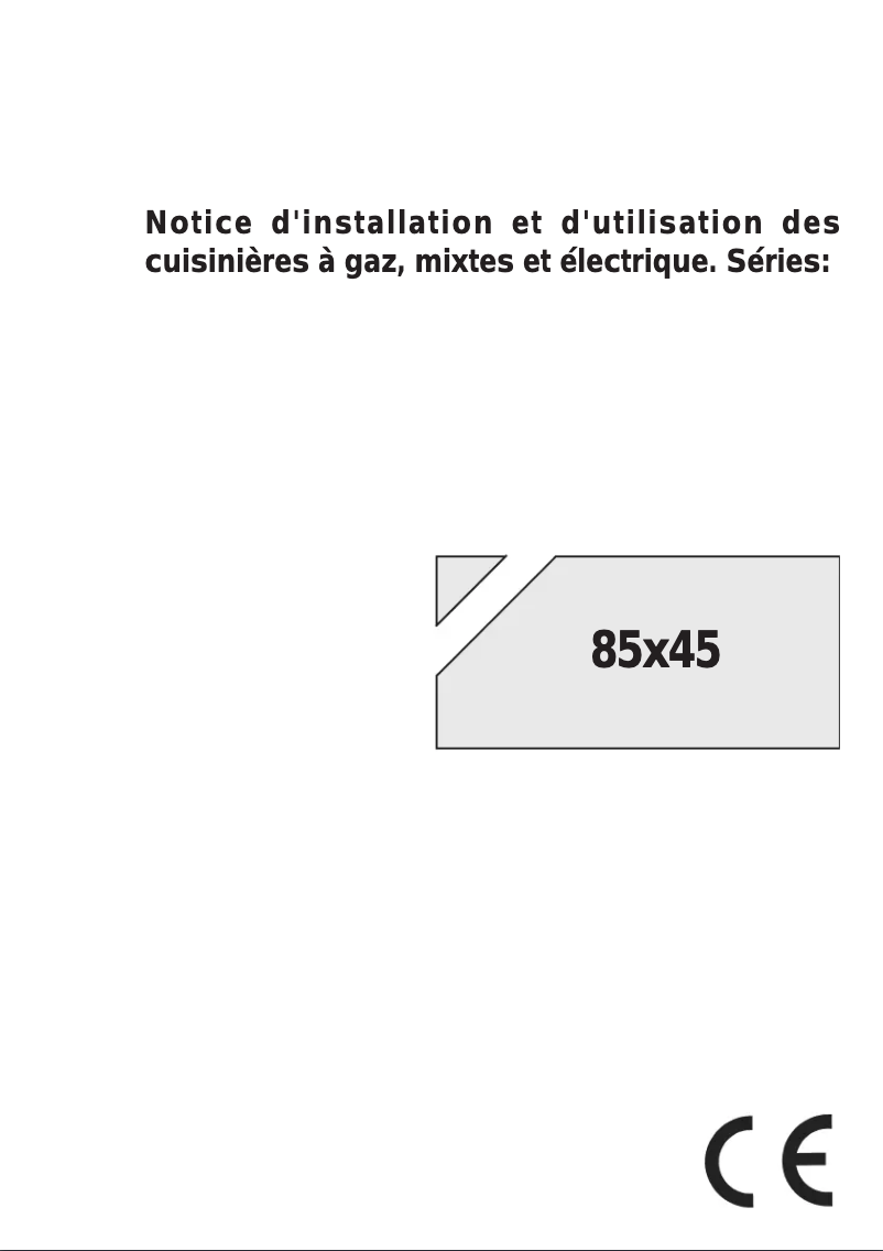 Page 1 de la notice Manuel utilisateur Aspes 4CA40PBUT