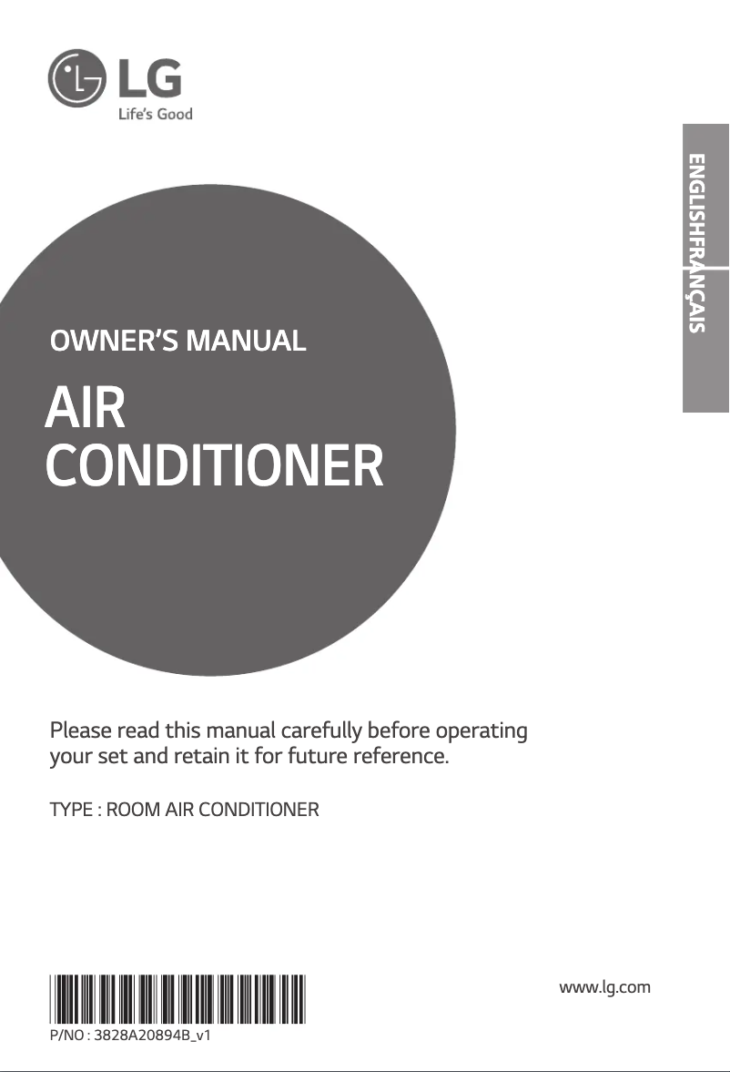 Page 1 de la notice Manuel utilisateur LG ASN26JJS