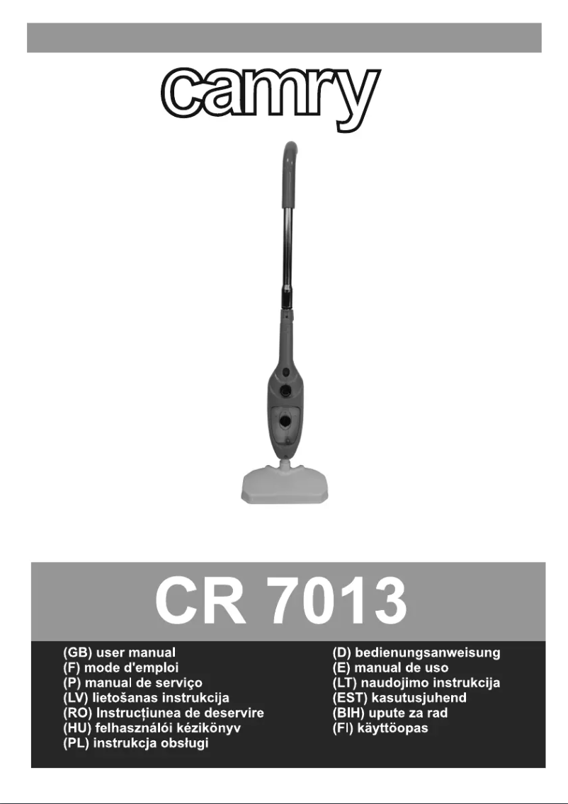 Página 1 del manual Manual de usuario Camry CR 7013