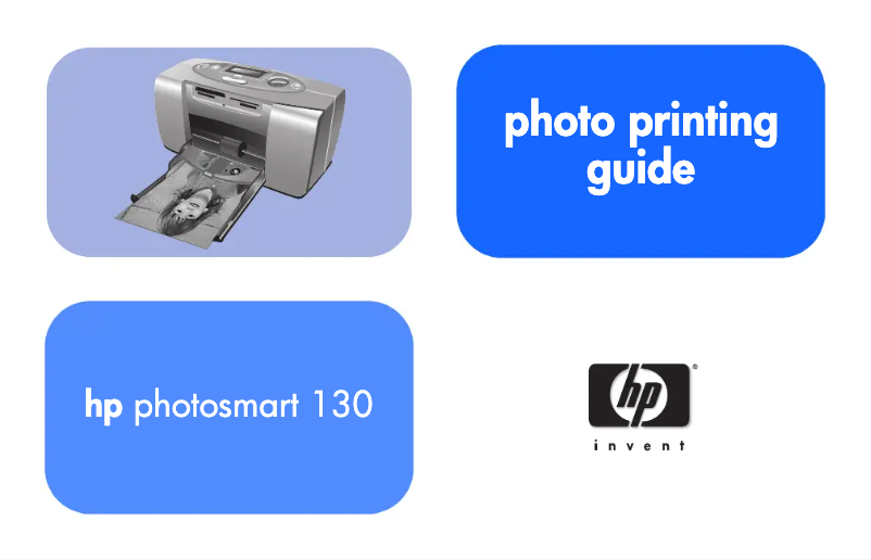 Imagen de la primera página del manual del dispositivo Photosmart 130XI