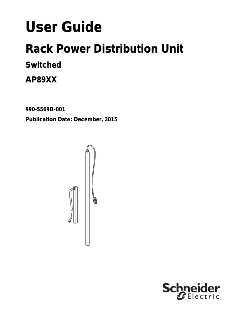 Page n°1 - Mode d'emploi APC PDU 2G