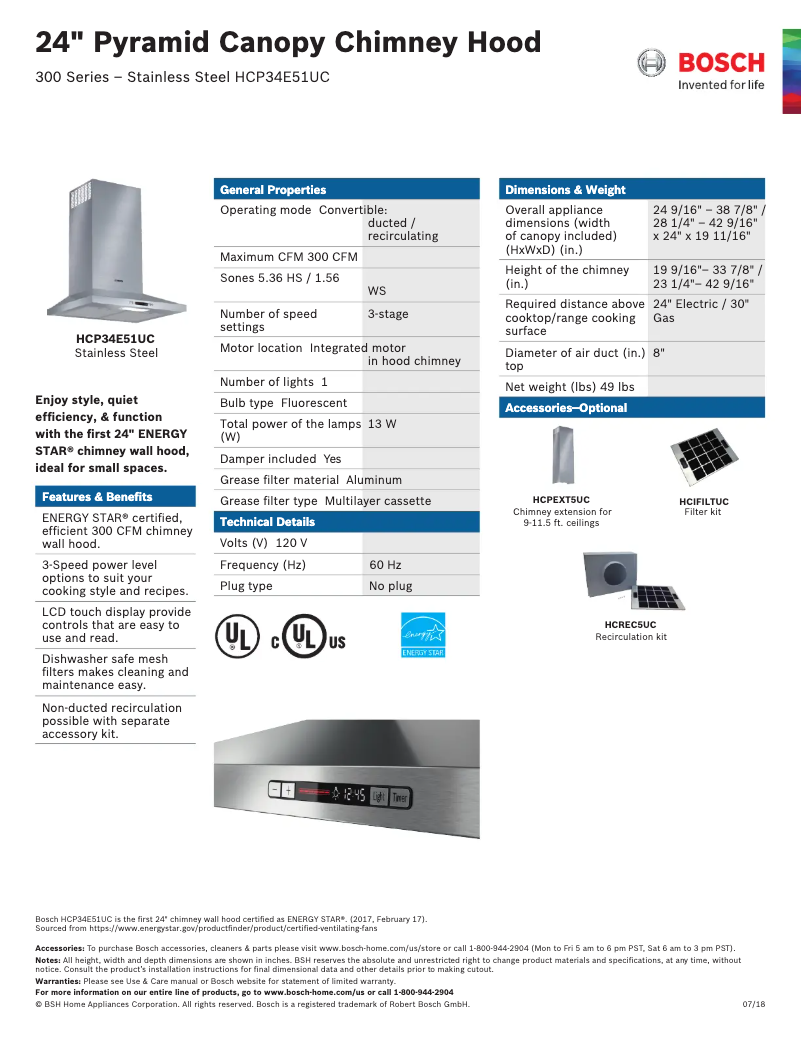 Imagen de la primera página del manual del dispositivo HCP34E51UC