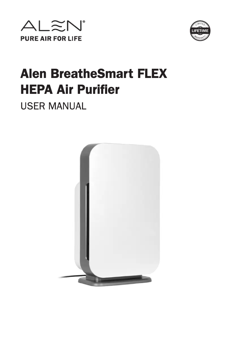 Página 1 del manual Manual de usuario Alen BreatheSmart FLEX