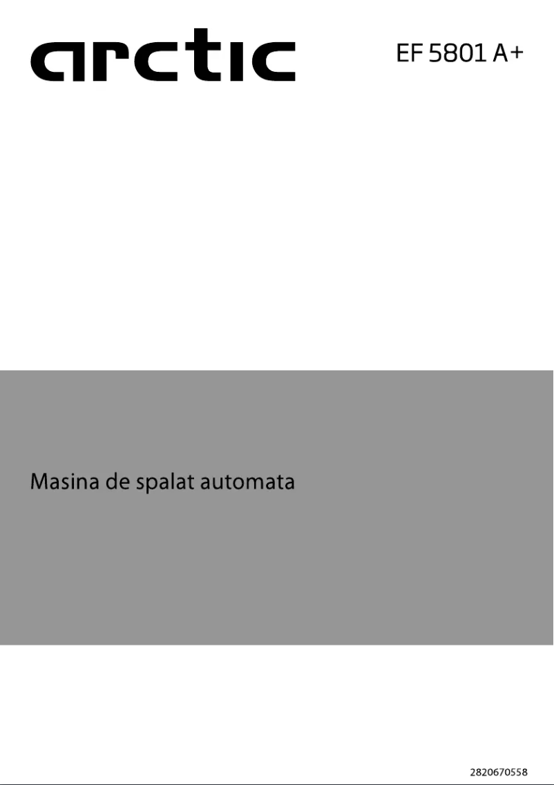 Page 1 de la notice Manuel utilisateur Arctic Cooling EF5801A+