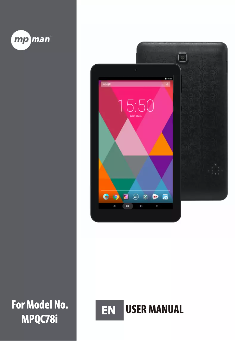 Image de la première page du manuel de l'appareil MPQC78i