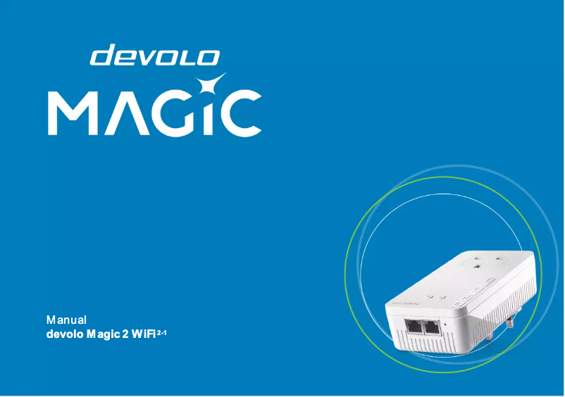 Image de la première page du manuel de l'appareil Magic 2 WiFi 2-1-3
