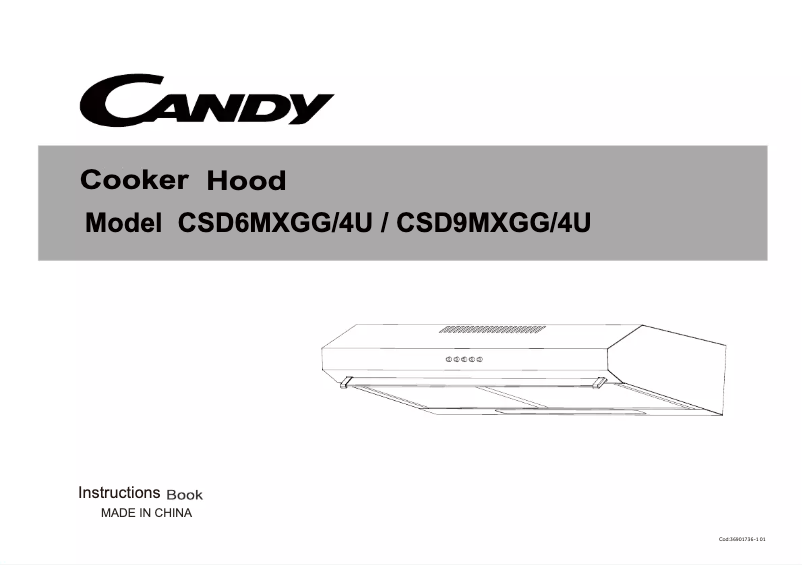 Page n°1 - Manuel utilisateur Candy CSD6MXGG/4U