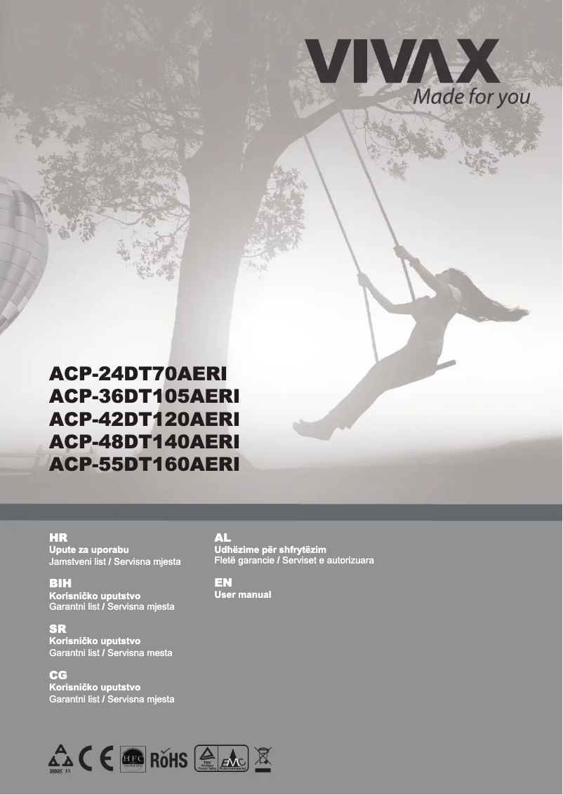 Page n°1 - Manuel utilisateur Vivax ACP-48DT140AERI