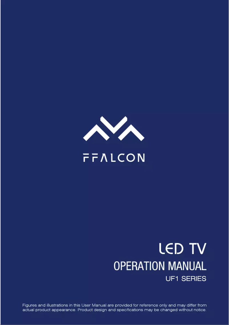 Page 1 de la notice Manuel utilisateur FFalcon 55UF1