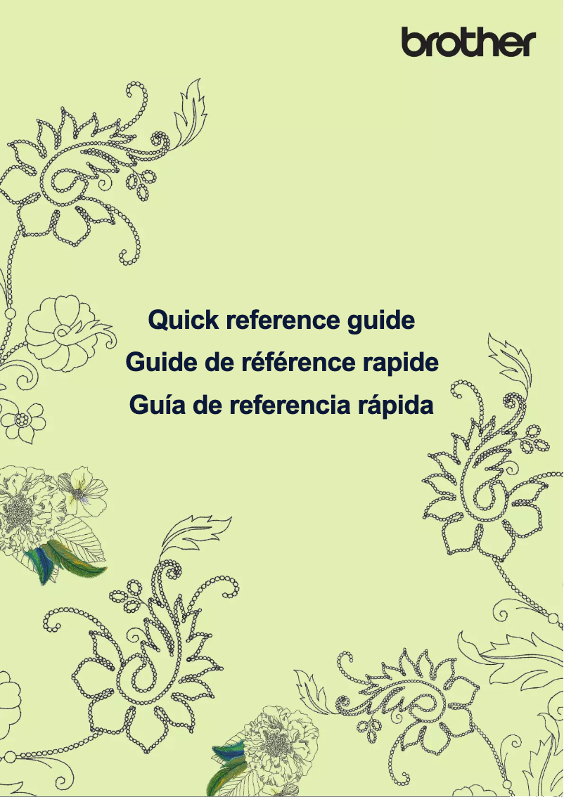 Página 1 del manual Manual de usuario Brother Innov-is VE2300