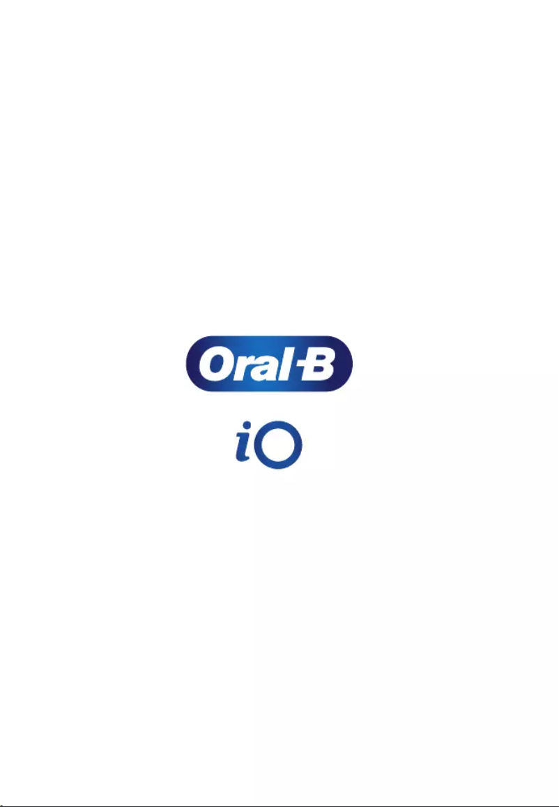 Page n°1 - Manuel utilisateur Oral-B iO 7s