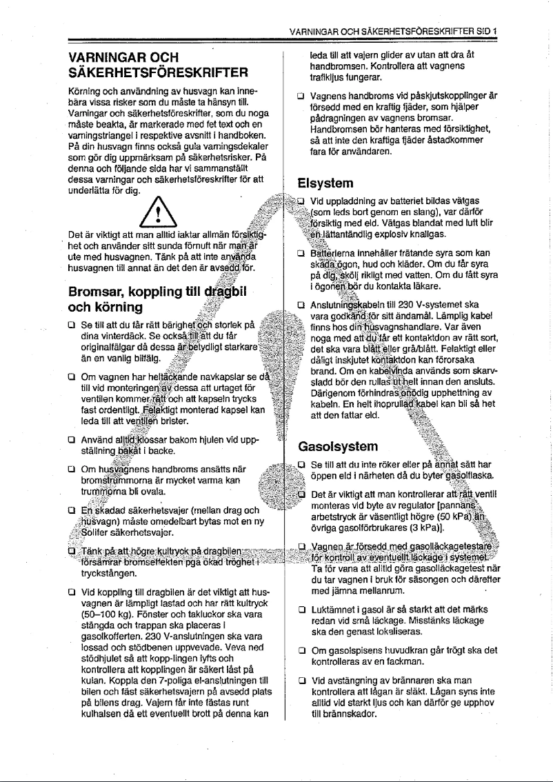 Page 1 de la notice Manuel utilisateur Solifer S5 (1999)