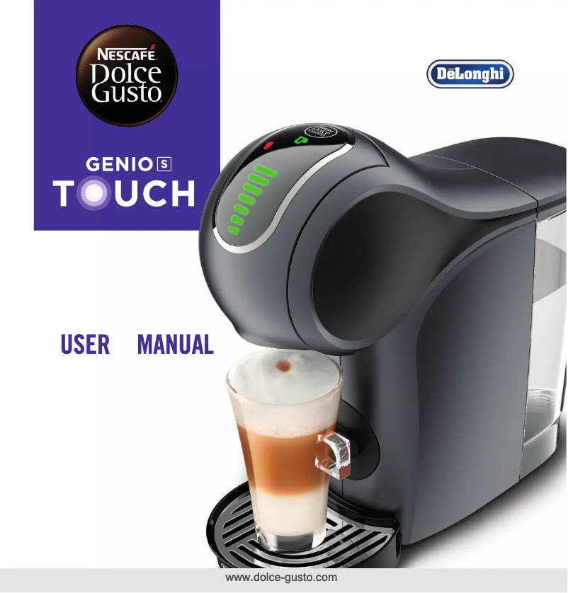 Page 1 de la notice Manuel utilisateur Kenwood Nescafé Dolce Gusto Genio S Touch