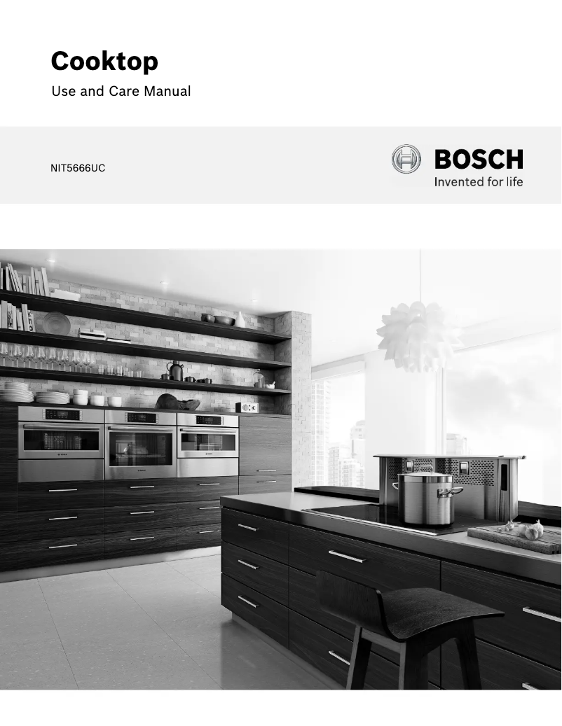 Page 1 de la notice Manuel utilisateur Bosch NIT5666UC