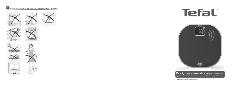 Page n°1 - Manuel utilisateur Tefal Body Partner Access PP9500