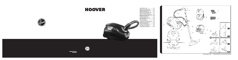 Page n°1 - Manuel utilisateur Hoover SL71_SL11011