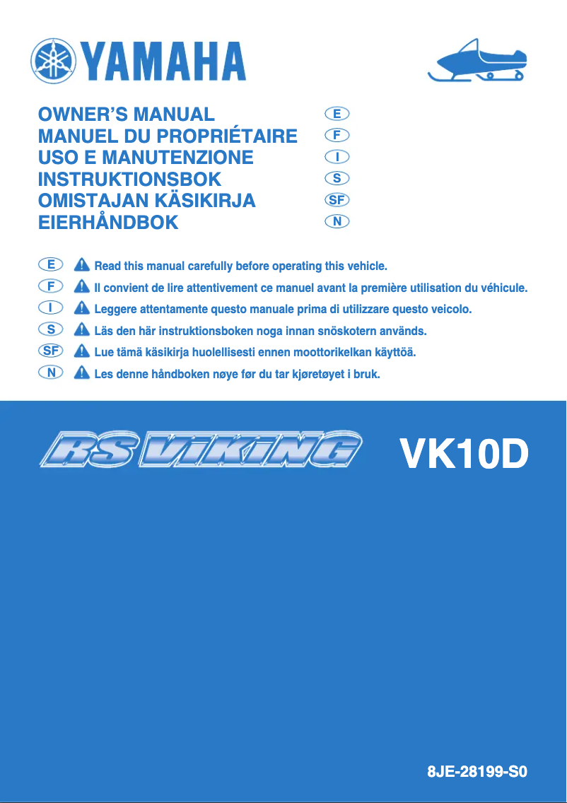 Image de la première page du manuel de l'appareil VK Professional (2013)