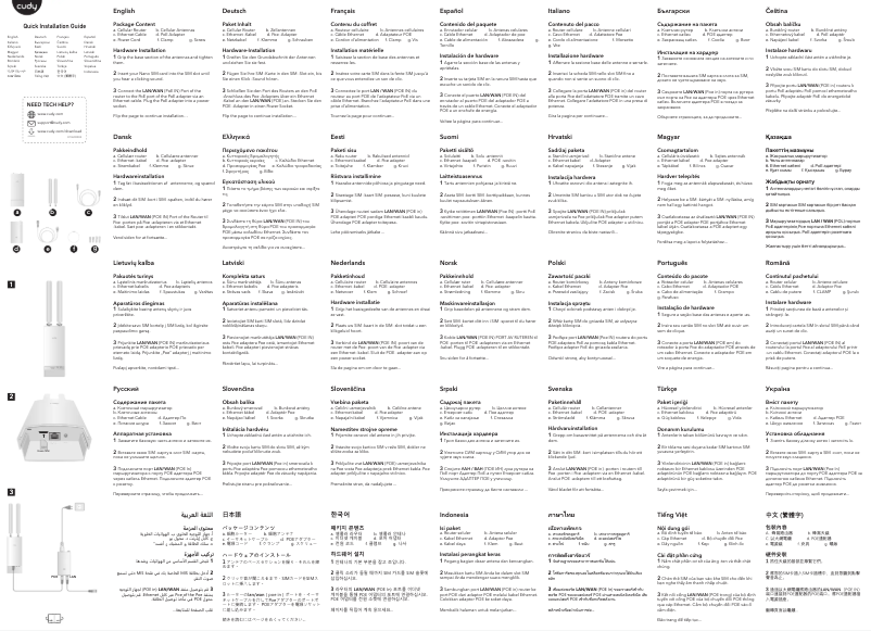 Página 1 del manual Manual de usuario Cudy LT400 Outdoor