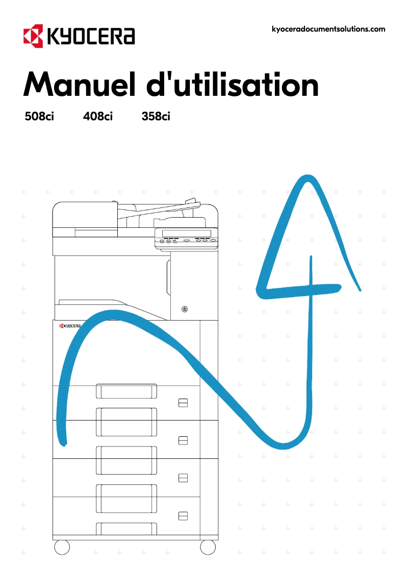 Page 1 de la notice Manuel utilisateur Kyocera TASKalfa 508ci