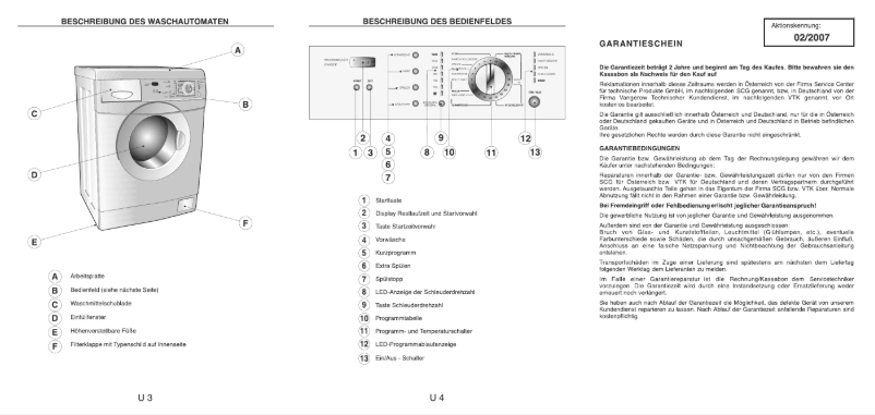 Image de la première page du manuel de l'appareil WM27AAA