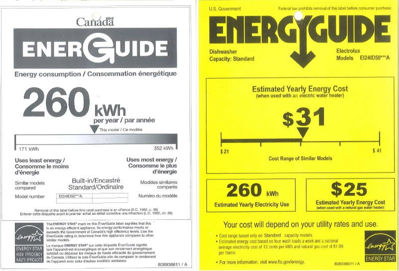Page n°1 - Label énergétique Electrolux EI30EW35PS