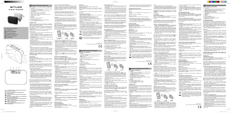 Image de la première page du manuel de l'appareil M-308 BT