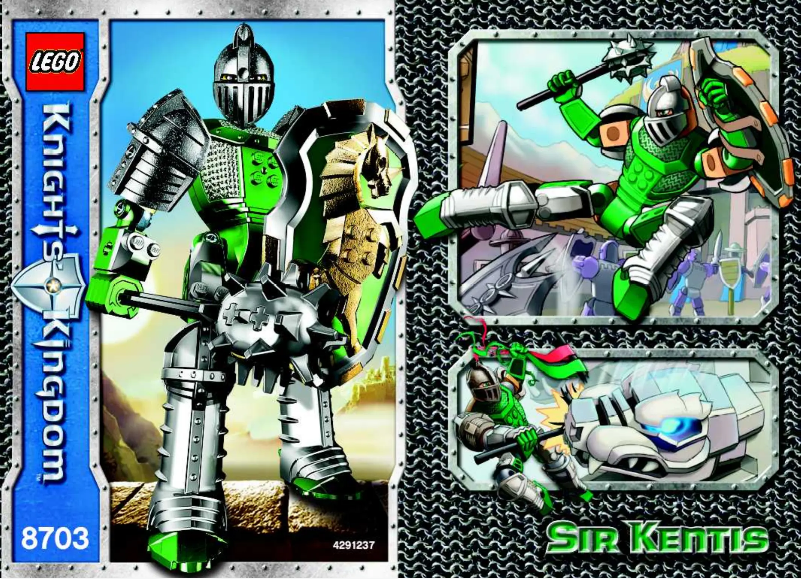 Page 1 de la notice Manuel utilisateur Lego Sir Kentis