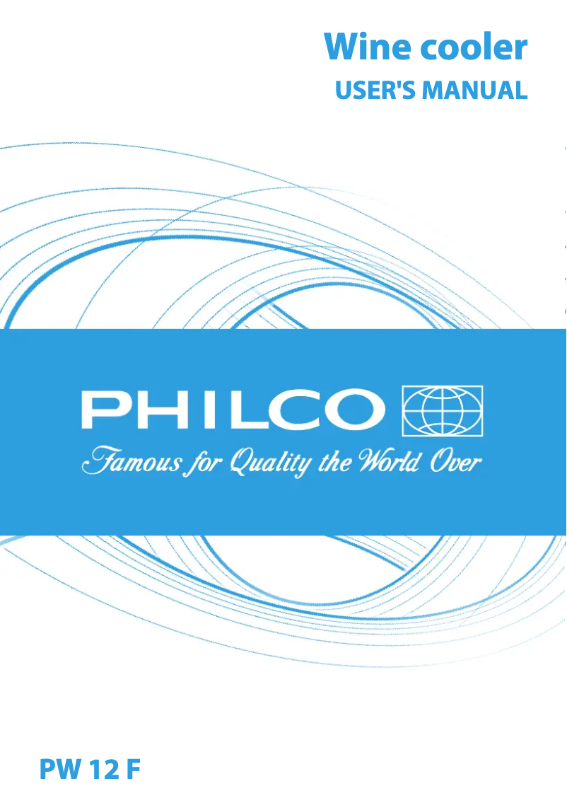 Page 1 de la notice Manuel utilisateur Philco PW 12