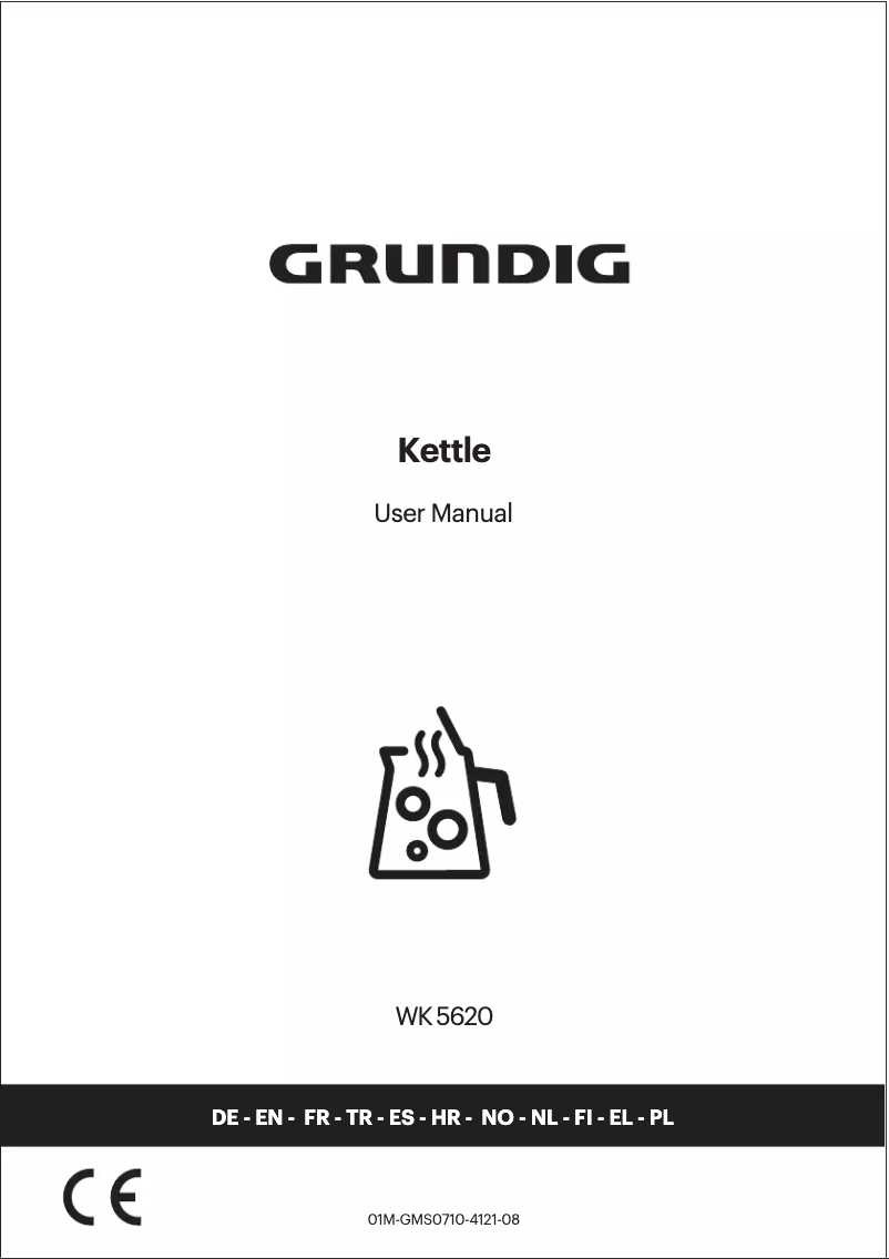 Page n°1 - Manuel utilisateur Grundig WK 5620