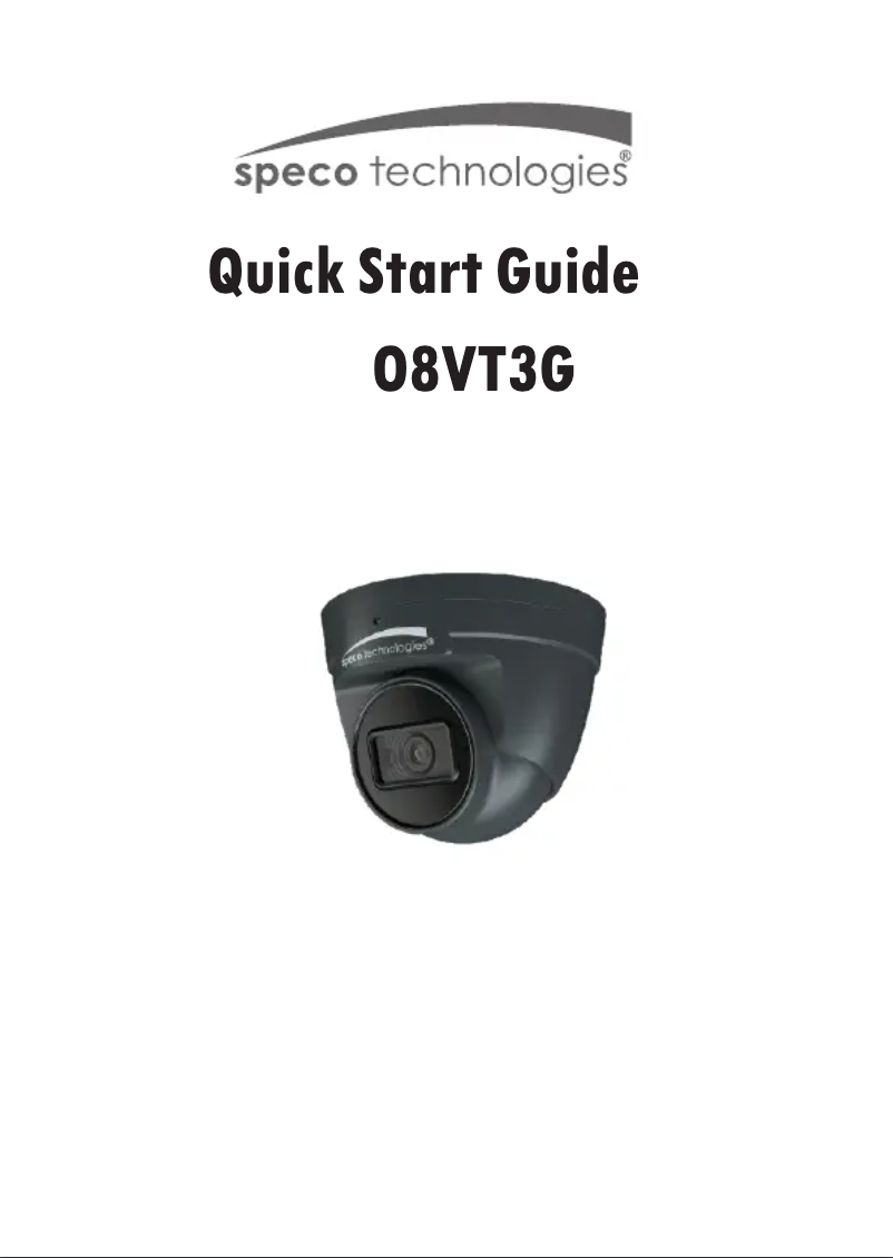 Image de la première page du manuel de l'appareil O8VT3G