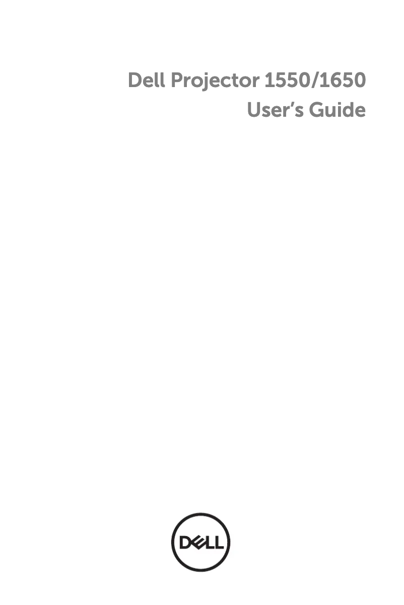 Page n°1 - Manuel utilisateur Dell 1650