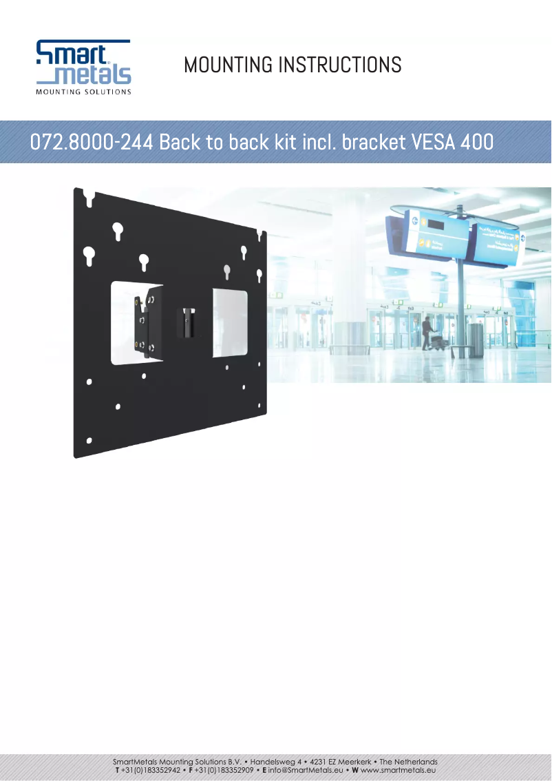 Page 1 de la notice Manuel utilisateur SmartMetals 072.8000-244
