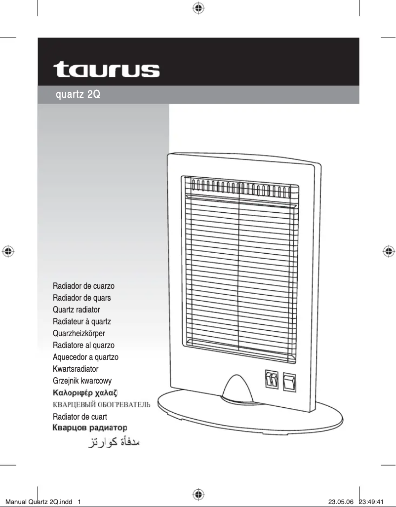 Page 1 de la notice Manuel utilisateur Taurus Quartz 2Q