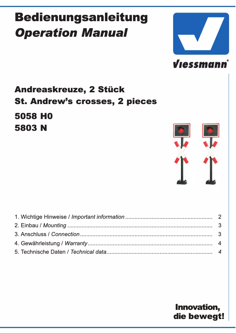 Page n°1 - Manuel utilisateur Viessmann 5803