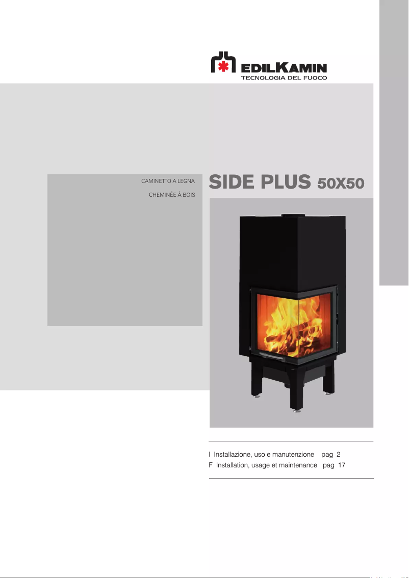 Image de la première page du manuel de l'appareil SIDE 50x50 PLUS