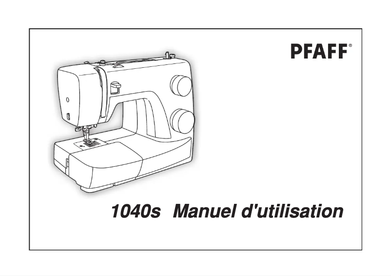 Image de la première page du manuel de l'appareil 1040S