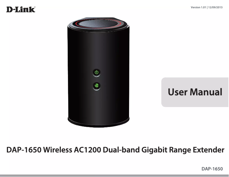 Page 1 de la notice Manuel utilisateur D-Link DAP-1650
