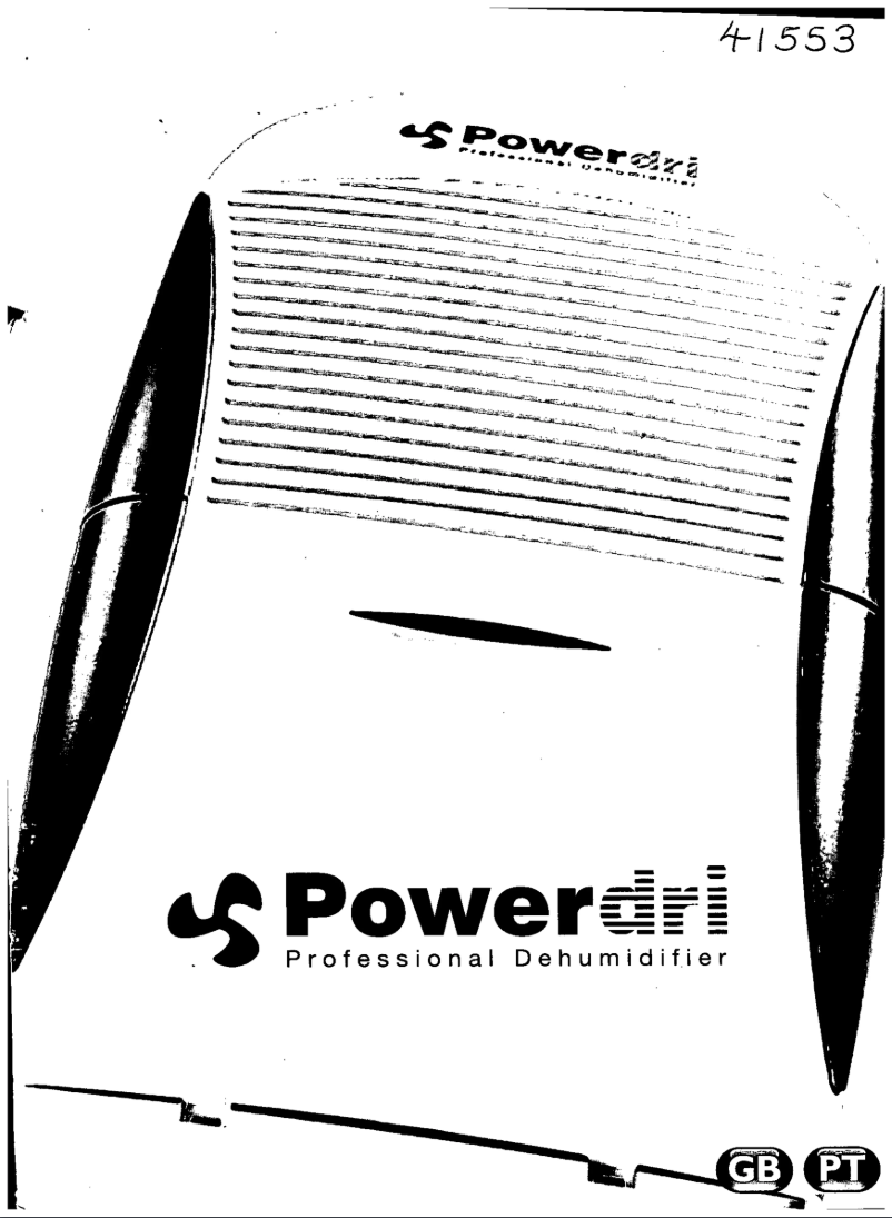 Image de la première page du manuel de l'appareil Powerdri