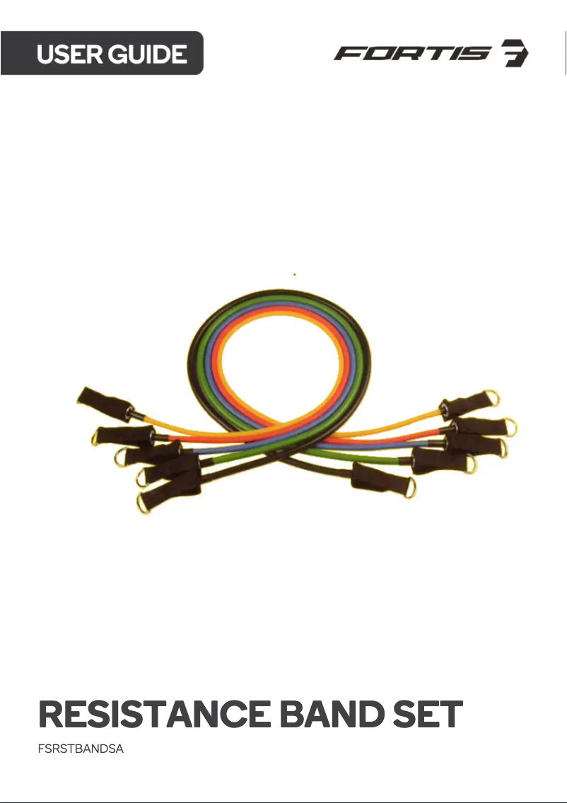 Page 1 de la notice Manuel utilisateur Fortis FSRSTBANDSA