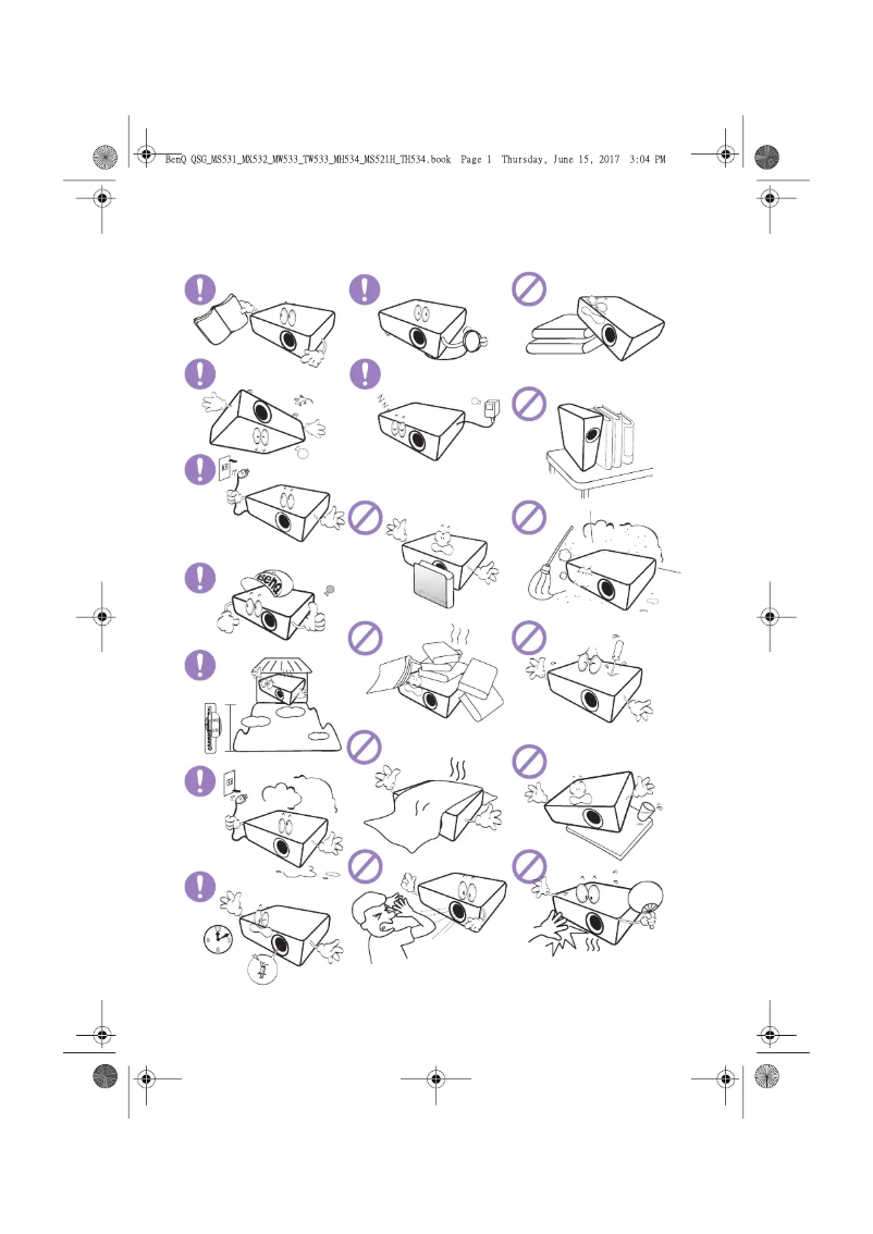 Page n°1 - Manuel utilisateur BenQ TW533