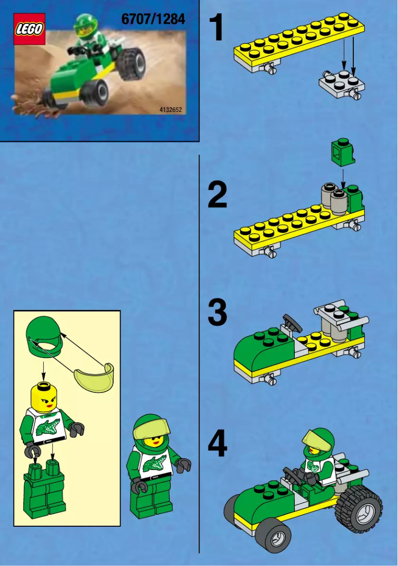 Page n°1 - Manuel utilisateur Lego Racers 6707