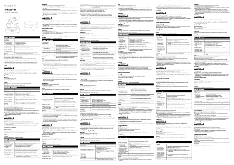 Image de la première page du manuel de l'appareil HPBT5051BK