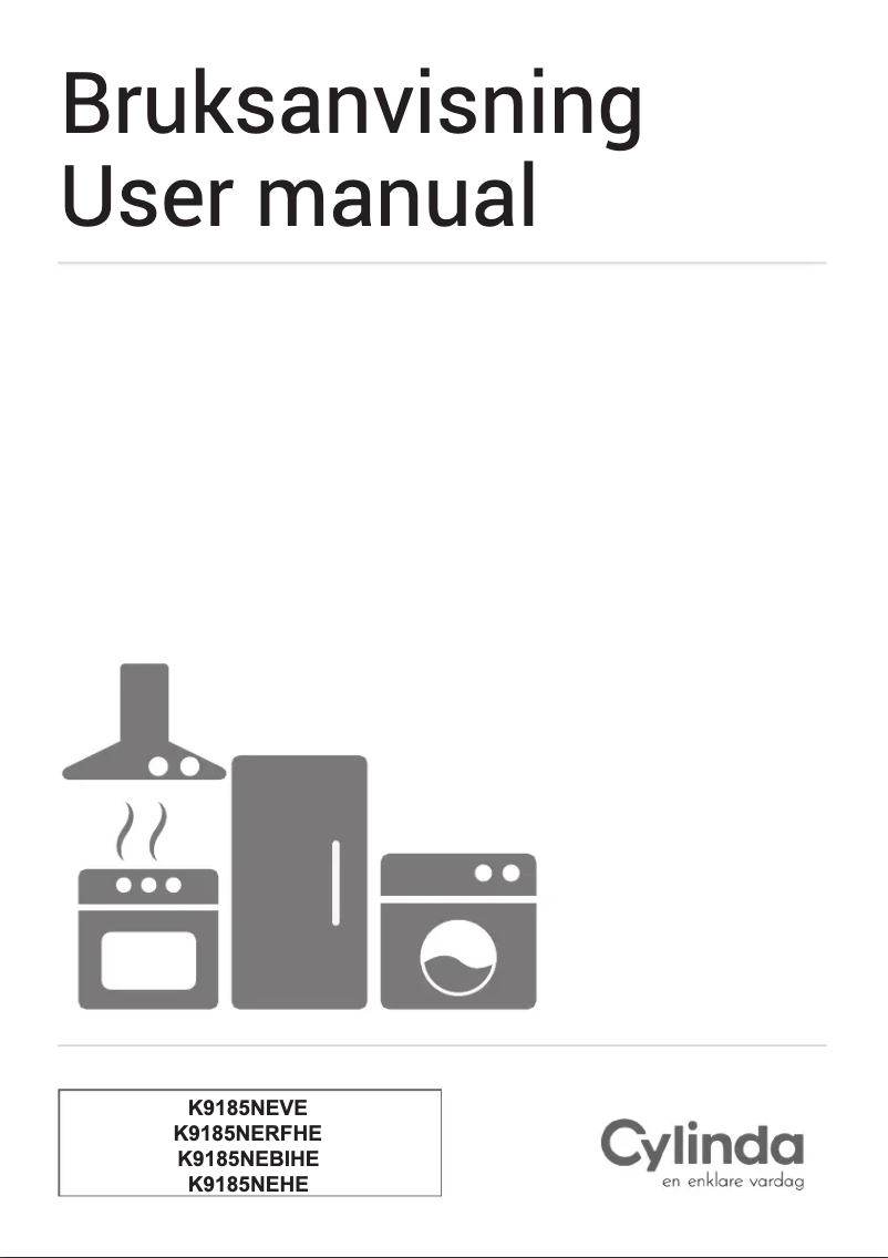 Image de la première page du manuel de l'appareil K9185NEBIHE