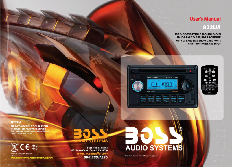 Page 1 de la notice Manuel utilisateur Boss 822UA